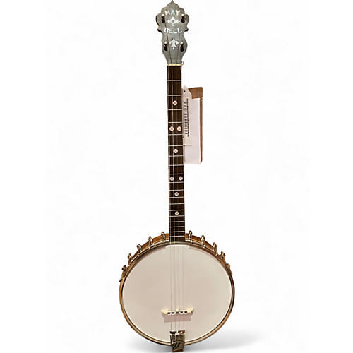 Vintage 1920s Slingerland May Bell Natural Banjo Natural