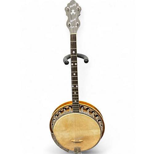 Vintage 1920s Slingerland may bell style B Natural Banjo Natural