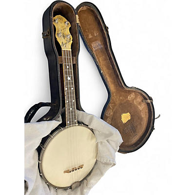 Vintage 1920s Slingerland premier may bell Natural Banjolele