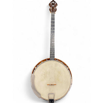 Vintage 1920s Weyman Model 140 Tenor Natural Banjo