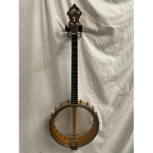 Weymann Vintage 1920s Weymann Open Back Tenor Banjo Natural Banjo Natural