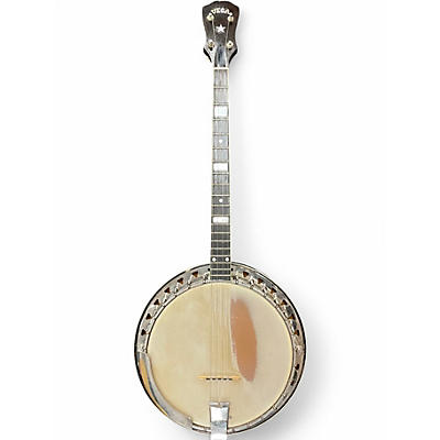 Vintage 1924 Vega Professional Tenor Sunburst Banjo