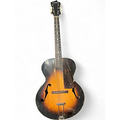 Vintage 1926 Cromwell G-4 2 Color Sunburst Acoustic Guitar