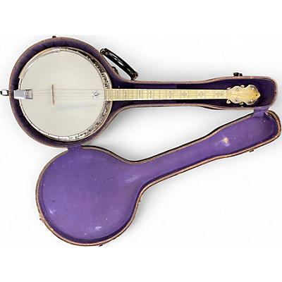 Vintage 1930s Bacon & Day SENORITA Natural Banjo