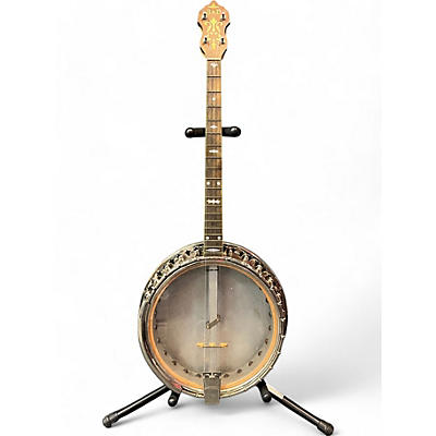 Vintage 1930s Bacon & Day Special Tenor Natural Banjo