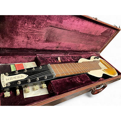 Vintage 1930s Eddie Hlkire EHARP Alpine White Lap Steel