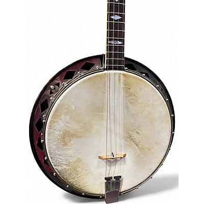 Vintage 1930s Gibson TB-2 Tenor Natural Banjo