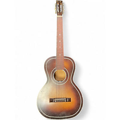 Vintage 1930s Harlin Brothers hawaiian  Natural Acoustic Guitar