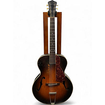 Vintage 1930s Kalamazoo KG32 2 Color Sunburst Acoustic Guitar