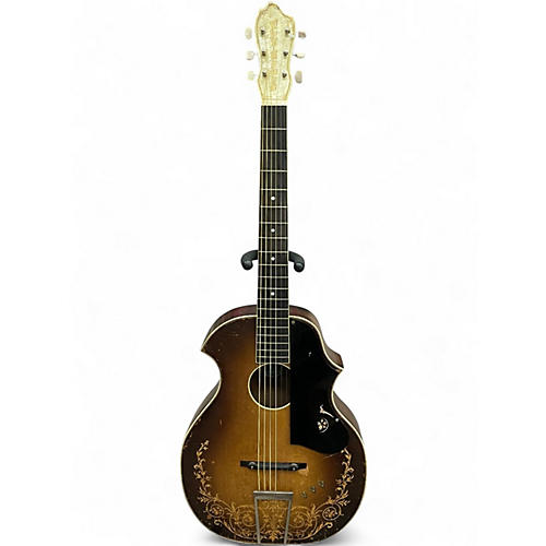 Vintage 1930s Kay Kraft Venetian Sunburst Acoustic Guitar Sunburst