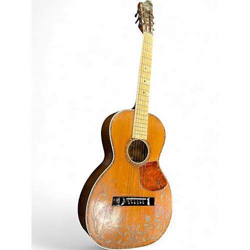 Vintage 1930s Regal Hawaiian Flat Top Natural Acoustic Guitar Natural