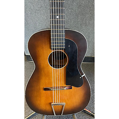 Vintage 1940s Beare & Sons Parlor Acoustic Vintage Sunburst Acoustic Guitar