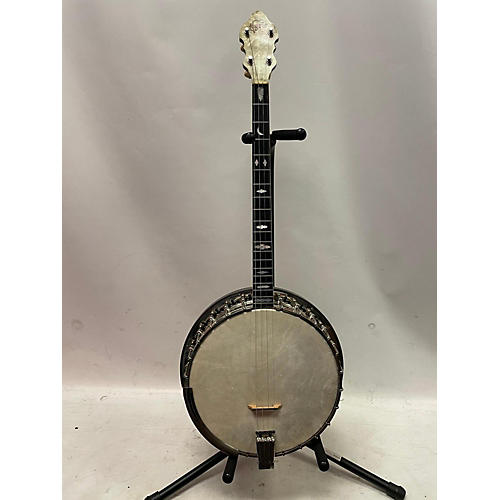 Gretsch Guitars Vintage 1940s Gretsch Guitars Lyric Tenor Banjo Worn Brown Banjo Worn Brown