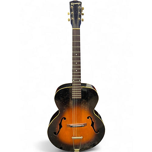 Vintage 1940s Kalamazoo KG-22 Sunburst Acoustic Guitar Sunburst