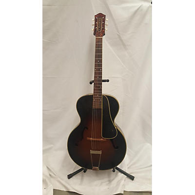 Vintage 1940s MARVEL ARCHTOP 2 Color Sunburst Acoustic Guitar