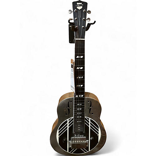 Vintage 1940s National SILVO LAPSTEEL Metallic Silver Lap Steel Metallic Silver