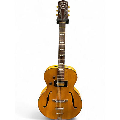 Vintage 1940s Recording King  by Regal Natural Acoustic Electric Guitar
