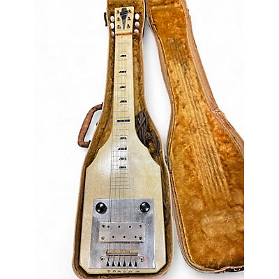 Vintage 1940s Silvertone Valco 1940 Lap Steel Guitar White Lap Steel
