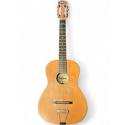 Vintage 1940s Telleno T10S Nylon Parlor Natural Classical Acoustic Guitar