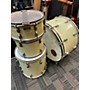 Vintage Ludwig Vintage 1947 Ludwig 4 piece Wft Drums White Marine Pearl Drum Kit white marine pearl