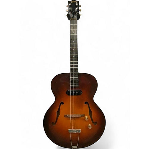 Vintage 1948 Gibson eS150 Sunburst Hollow Body Electric Guitar Sunburst