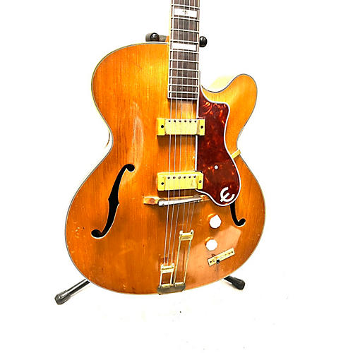 Epiphone Vintage 1950 Epiphone Zephyr Deluxe Reagent Natural Hollow Body Electric Guitar Natural