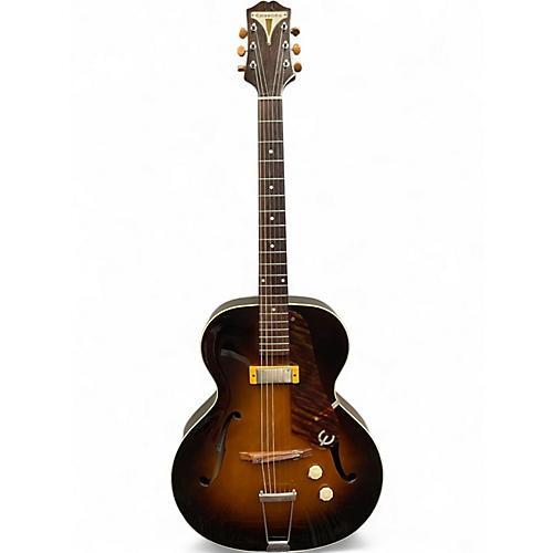 Vintage 1950s Epiphone Century Archtop Sunburst Hollow Body Electric Guitar Sunburst