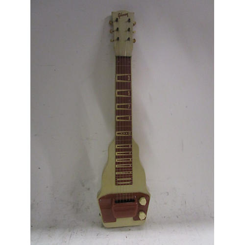 Gibson Vintage 1950s Gibson BR-9 Lap Steel Cream Solid Body Electric Guitar Cream