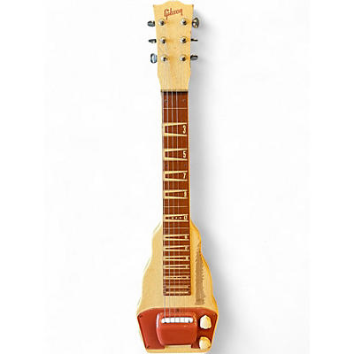 Vintage 1950s Gibson BR9 Lapsteel Antique White Lap Steel