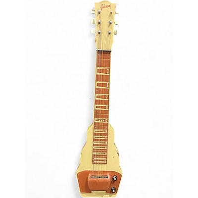 Vintage 1950s Gibson BR9 Olympic White Electric Guitar