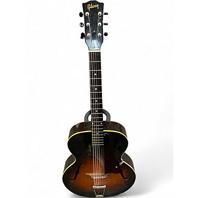 Vintage 1950s Gibson L48 Sunburst Acoustic Guitar