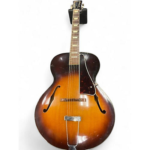 Vintage 1950s Gibson L50 3 Color Sunburst Acoustic Guitar 3 Color Sunburst
