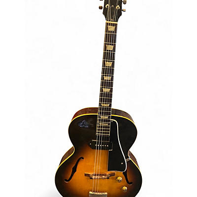 Vintage 1950s Gibson es150 2 Color Sunburst Hollow Body Electric Guitar
