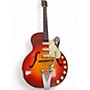 Vintage 1950s Harmony Rocket H59 Cherry Sunburst Hollow Body Electric Guitar Cherry Sunburst