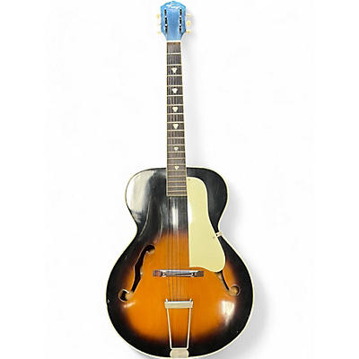 Vintage 1950s Kay 6838 Sunburst Acoustic Guitar