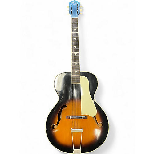 Vintage 1950s Kay 6838 Sunburst Acoustic Guitar Sunburst