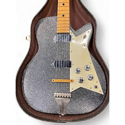 Vintage 1950s Kay SIZZLER Gunmetal Gray Solid Body Electric Guitar