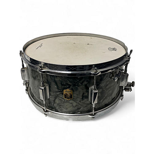 Vintage 1950s Leedy 14in Broadway Dual Snare Black Oyster Drum Black Oyster 33