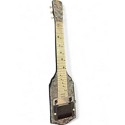 Vintage 1950s National  CHICAGOAN LAPSTEEL Black Pearl Lap Steel