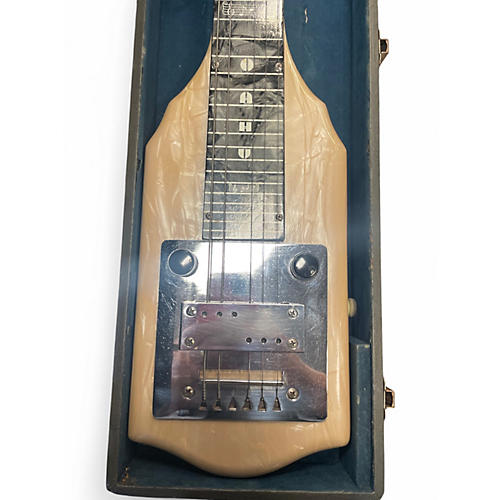 Vintage 1950s Oahu PEARLOID LAP STEEL SILVER ONYX Lap Steel SILVER ONYX