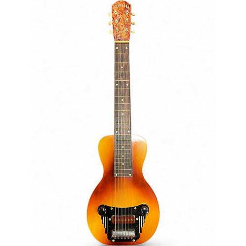Vintage 1950s Oahu diana 2 Color Sunburst Lap Steel 2 Color Sunburst