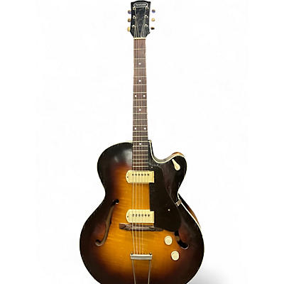 Vintage 1950s Paramount VINTAGE PARAMOUNT ELECTRIC GUITAR Antique Natural Hollow Body Electric Guitar