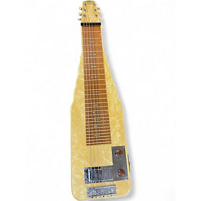 Vintage 1950s Regal chicago Antique White Lap Steel