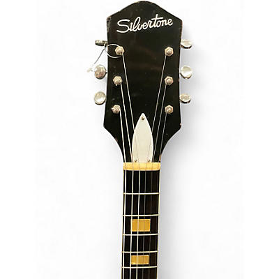 Silvertone Vintage 1950s Silvertone H-64 ESPANADA Black Hollow Body Electric Guitar