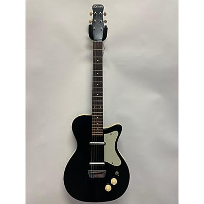 Silvertone Vintage 1950s Silvertone U-2 Black Solid Body Electric Guitar