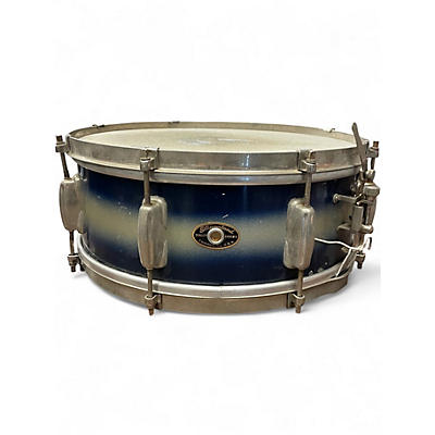 Vintage 1950s Slingerland 14in Radio King Blue Drum