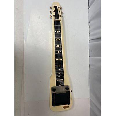 Supro Vintage 1950s Supro Comet Lapsteel Vintage White Lap Steel