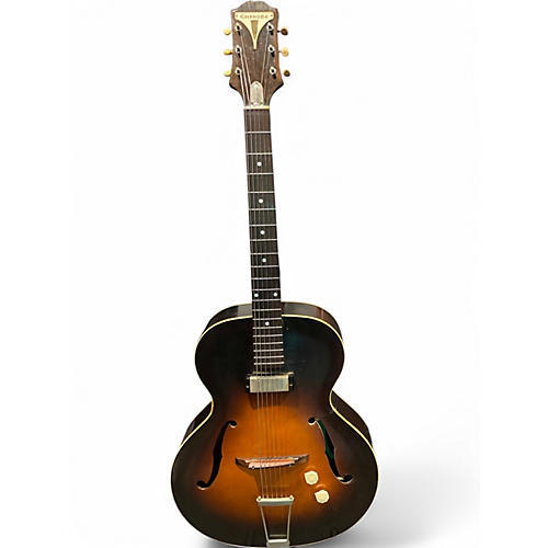 Vintage 1952 Epiphone Century Spanish Sunburst Hollow Body Electric Guitar Sunburst