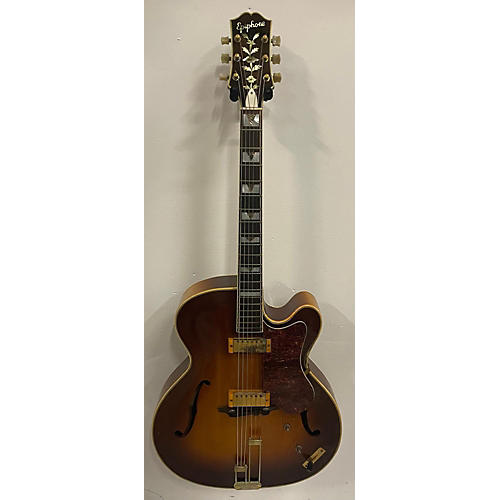 Epiphone Vintage 1952 Epiphone Zephyr Regent Deluxe Sunburst Hollow Body Electric Guitar Sunburst