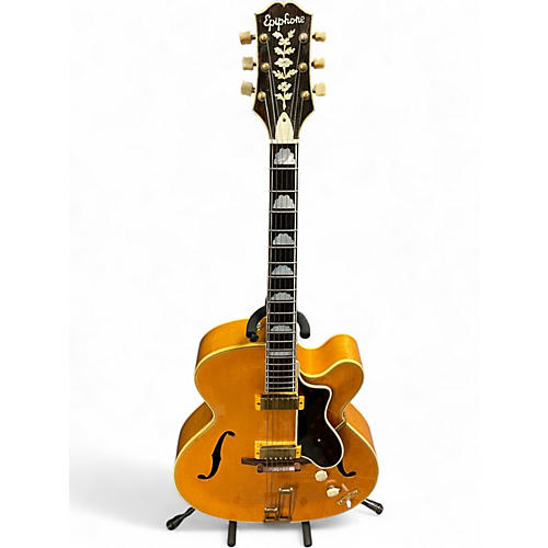 Vintage 1953 Epiphone ZEPHYR DELUXE REGENT Blonde Hollow Body Electric Guitar Blonde